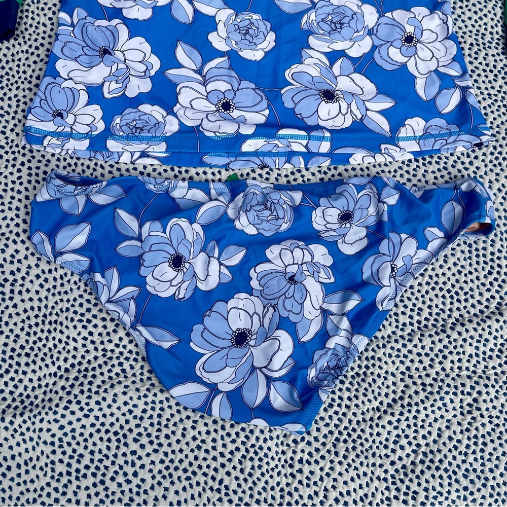 J. Crew Blue and Green Rashguard Swim Set - Picture 3 of 7
